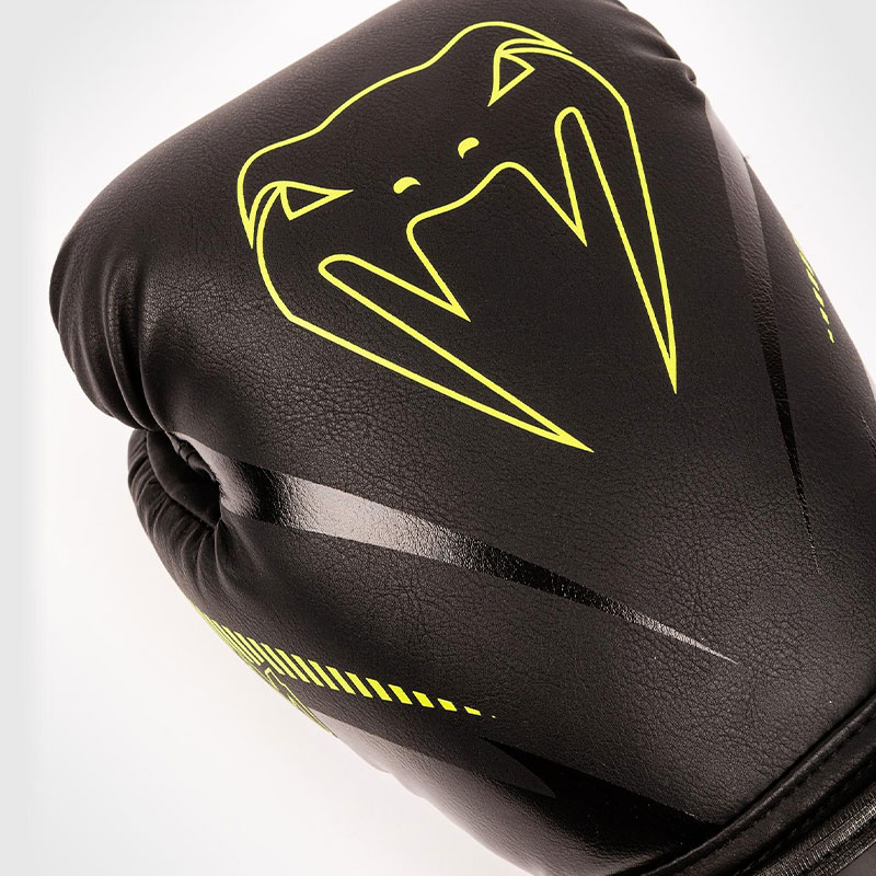 GANTS DE BOXE VENUM IMPACT NOIR JAUNE FLUO Aecor.tn